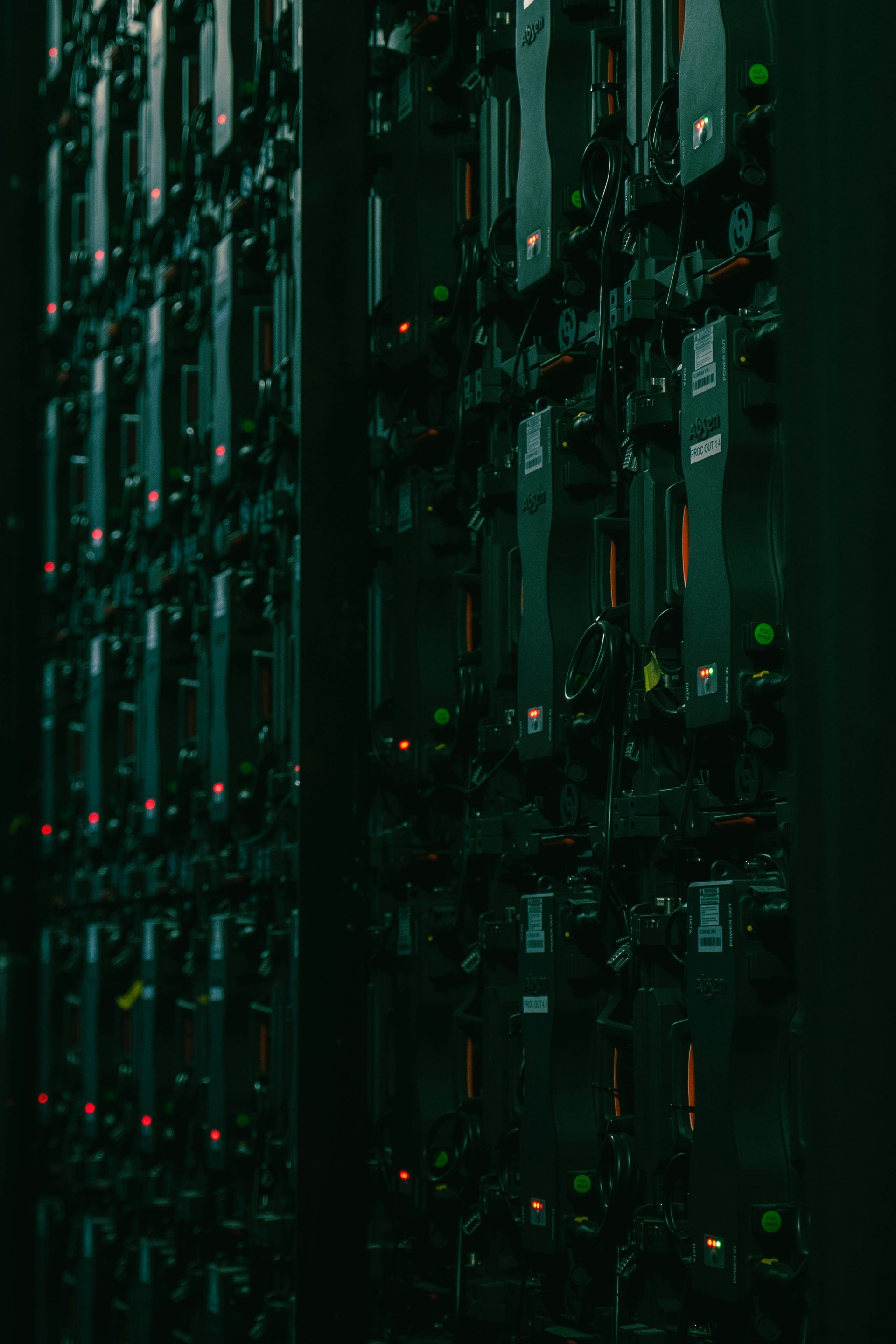 Server rack storage hardware